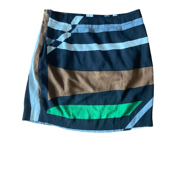 Derek Lam for Design Nation Geometric Color Block Mini Skirt - Picture 3 of 4